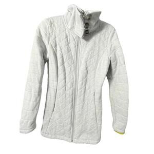 The North Face Women’s Gray Caroluna Quilted Fleece Lined Full Zip Jacket - S/P